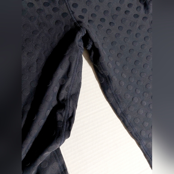 Mono B - Polka Dot Leggings- "Grey/Blue" Large - Picture 6 of 8